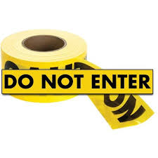 Do No Enter Barricade Tape